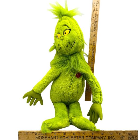 The Grinch Dr. Seuss 19” Plush PREOWNED/USED Kohl's - Picture 7 of 8